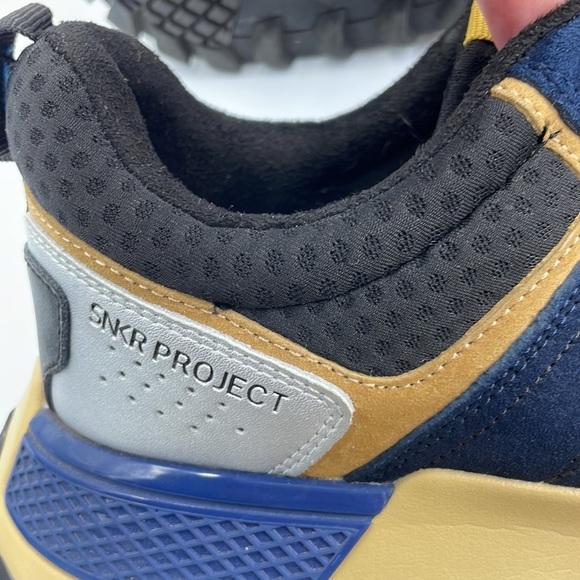 SNKR Project Men's Duane Lace Up Sneakers Navy/Tan Color US 12M - Picture 8 of 15